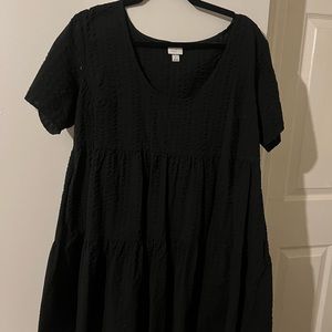 black babydoll dress